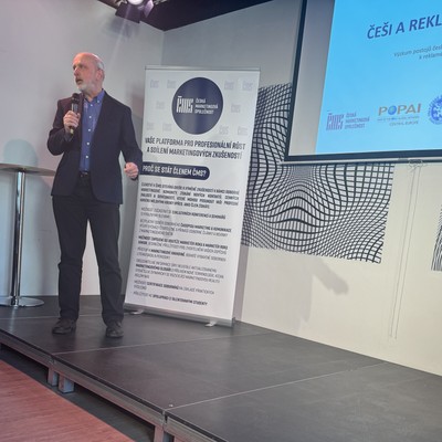 Česká marketingová společnost - Výzkum Češi a reklama 2025